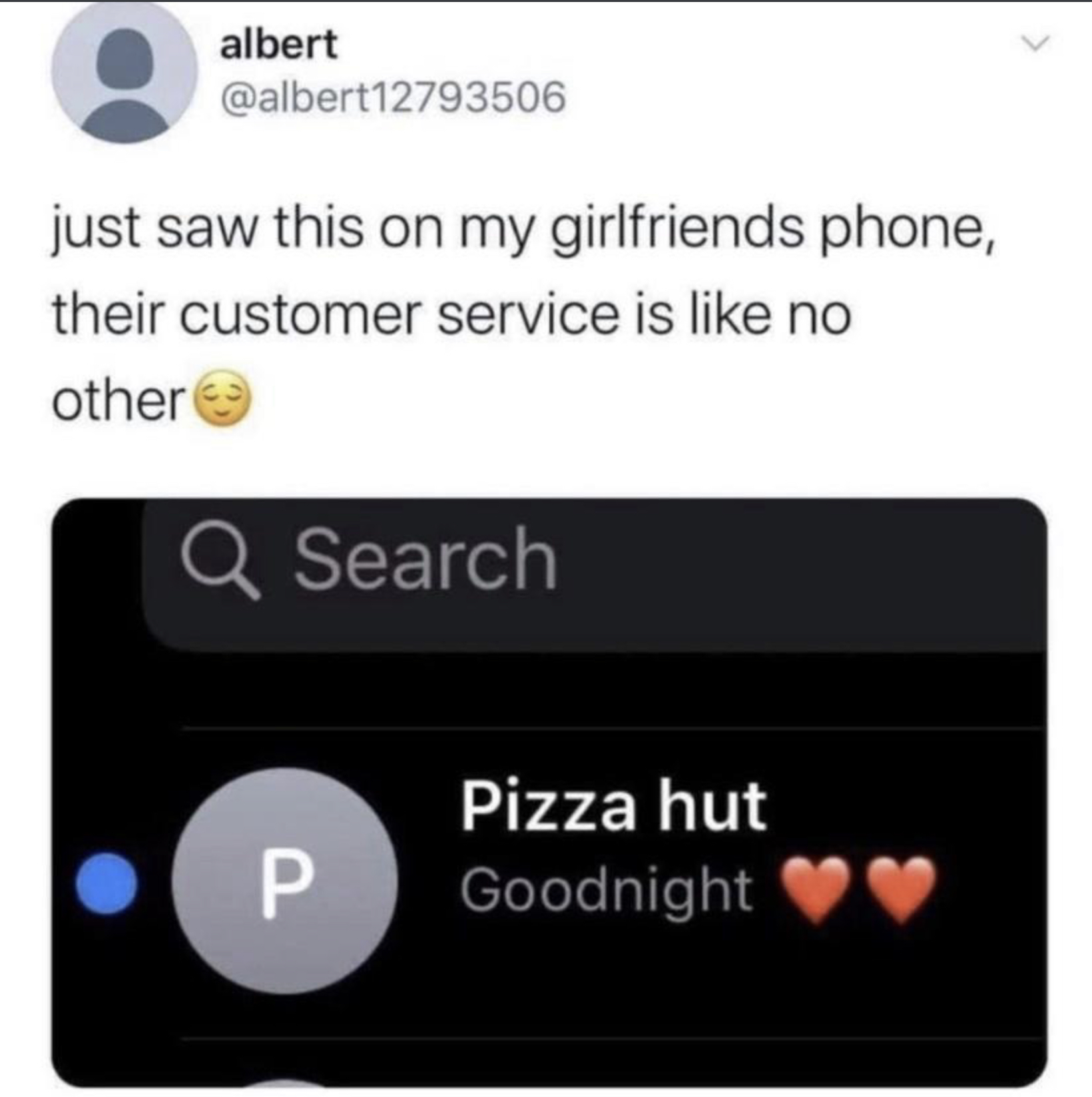 When you pick up your girl’s phone and you see this...